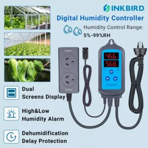 Used NKBIRD Digital Humidity Controller IHC200 240V Hygrometer Smart Humidistat Alarm AU - Image 8