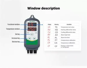 Used Inkbird Digital Temperature Controller ITC308 Heating Thermostat 240V Homebrew C/F - Image 3
