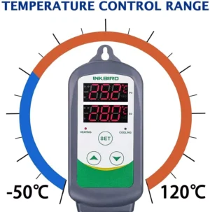 Used Inkbird Digital Temperature Controller ITC308 Heating Thermostat 240V Homebrew C/F - Image 6