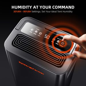 Used Spider Farmer 32 Pint Dehumidifier with Drain Hose for Grow Tent and Grow Room - Image 6