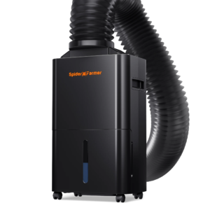 Used Spider Farmer 32 Pint Dehumidifier with Drain Hose for Grow Tent and Grow Room